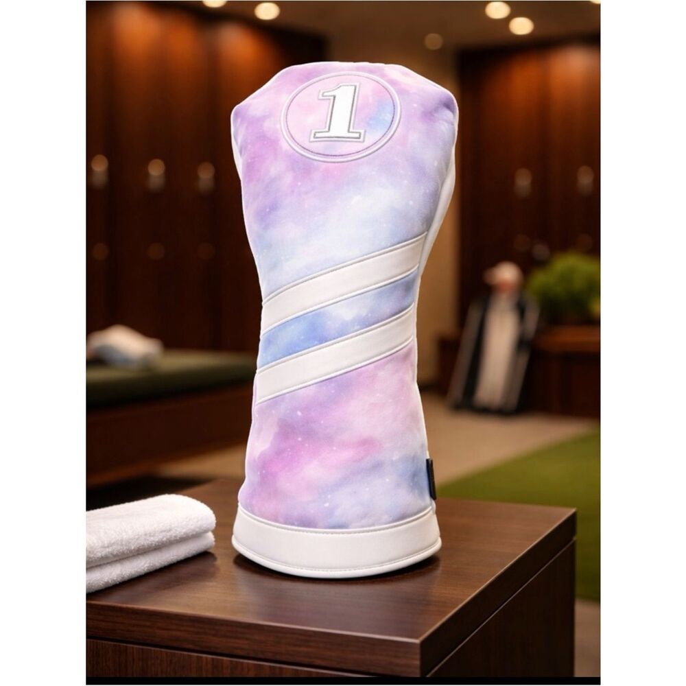 NWT Galaxy Driver Cover Custom Studio Premium Faux Leather Pink & Purple